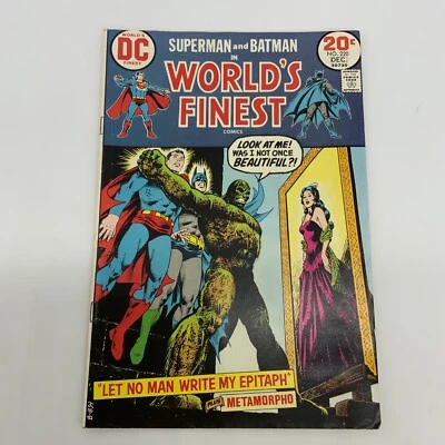 WORLD'S FINEST COMICS 220 DC Batman Superman 1973 Metamorpho BAGGED BOARDED - Image 1 of 4