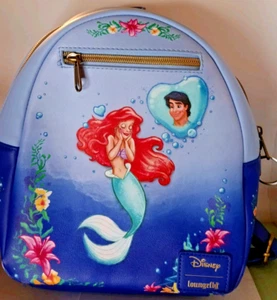 Disney Loungefly La Sirenetta Ariel Mini Zaino Sognante ad occhi aperti - Foto 1 di 15