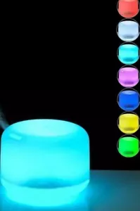 DIFFUSORE DI AROMI 500ML AROMATERAPIA 7 LED UMIDIFICATORE ULTRASUONI DEPURATORE - Foto 1 di 1
