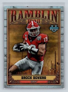 2023 Bowman Chrome University Brock Bowers Ramblin Man