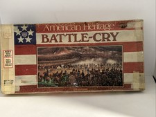 1961 Milton Bradley American Heritage BATTLE-CRY A Civil War Board Game