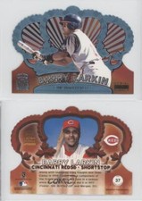 2000 Pacific Crown Royale Platinum Blue /75 Barry Larkin #37 HOF