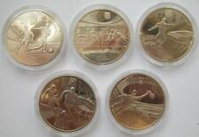 Ukraine - set 5 coins of 5 Hryven 2011 UNC EURO - 2012 football Lemberg-Zp