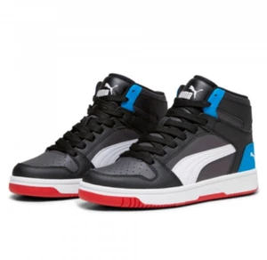 PUMA BOYS BLACK SHOE PUMA REBOUND LAYUP SL JR 370486 24J