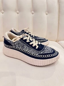 Dolce Vita Navy Denae Sneaker Women's 9.5 - Picture 1 of 5