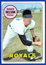 1969 Topps Baseball # 279 Roger Nelson Kansas City Royals