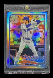 Shohei Ohtani COLLECTORS REFRACTOR CARD SP CHROME DODGERS - Includes Case - Picture 1 of 7