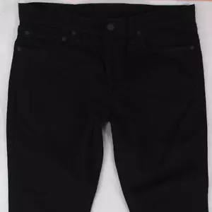 Hombres Levi's 04511 Ajustado Recto Elástico Negro Jeans W36 L30 - Imagen 1 de 8
