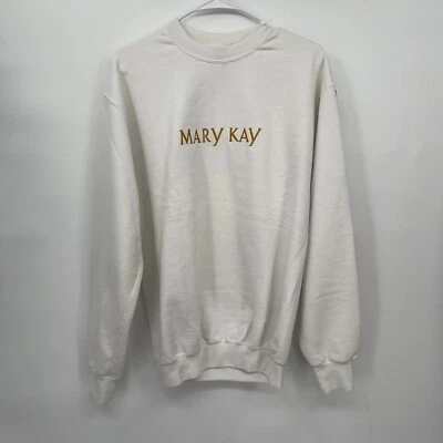 Sudadera Vintage MARY KAY Bordada Logo Dorado TALLA M Etiqueta Jerzees Foto 1 de 4