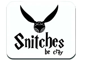Mouse Pad Christmas Gift Gamming Pad Laptop Computer Mouse Pad Snitches Mousepad - Picture 1 of 1