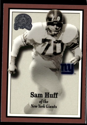 2000 Fleer Greats of the Game - #77 Sam Huff - Image 1 of 2