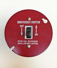 Eagle Electric 713 OIL BURNER EMERGENCY SWITCH With Cover Plate