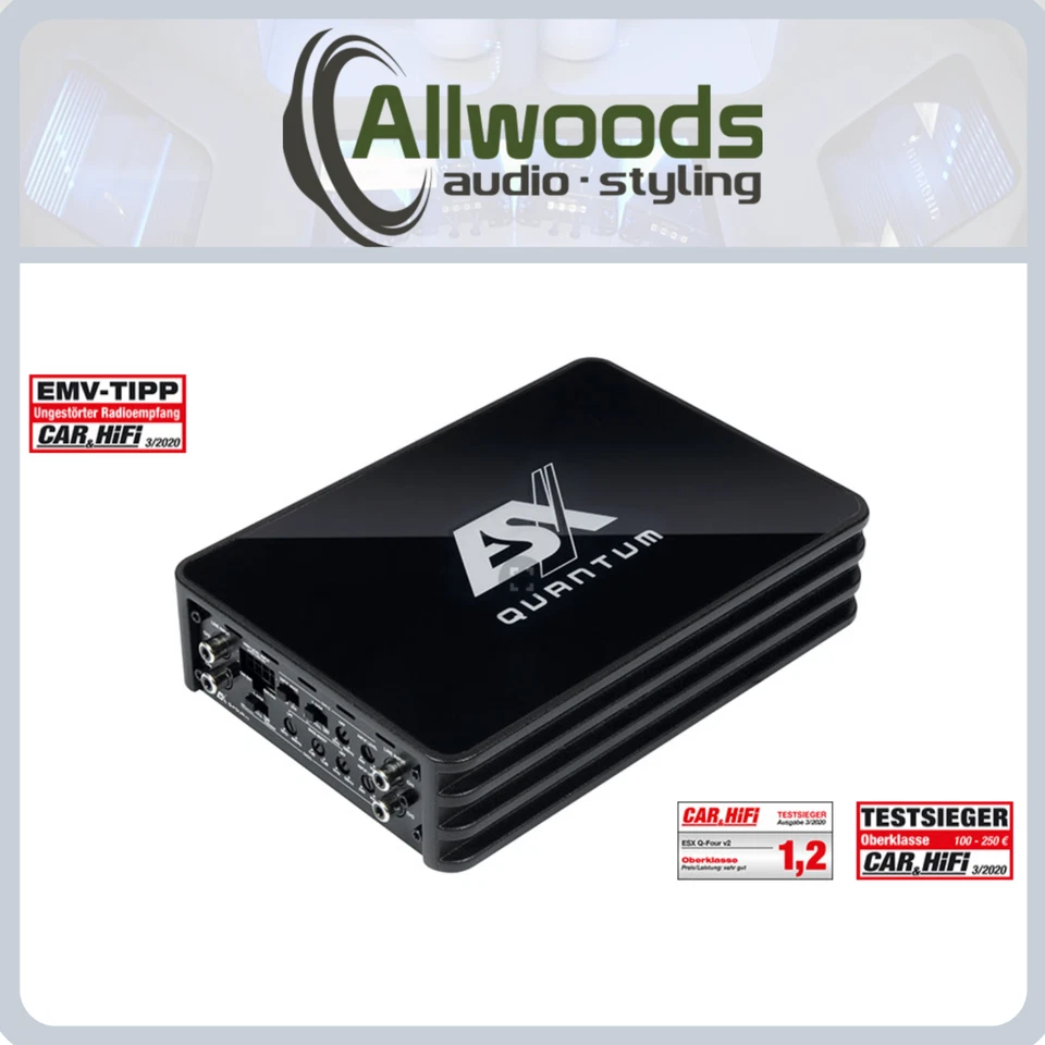 Microamplificador Digital ESX Q-FOURv3 4CH Clase D 480w rms Foto 1 de 4