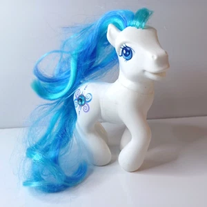 My Little Pony 2003 Hasbro G3 Periwinkle White Blue Gem MLP - Picture 1 of 4