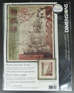 2014 Dimensions Purity Strength Truth 35220 Counted Cross Stitch Kit New Sealed - Picture 1 of 8