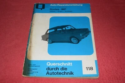 Reparaturanleitung Reparaturhandbuch Rootes IMP (Hillman/Singer/Sunbeam) - Bild 1 von 4