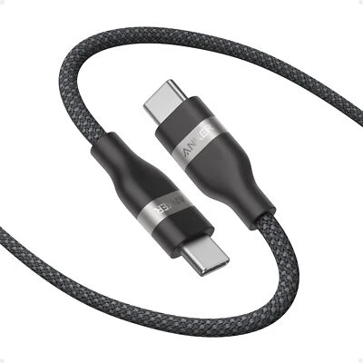 Anker Nano USB C Cable 240W Charging 3ft Flexible Braided Cord for iPhone 16/Mac - Image 1 of 4