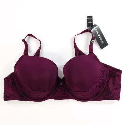 Новый Torrid бюстгальтер размер 44B 360 назад разглаживания футболка на косточках бордовое вино кружева - Изображение 1 из 4
