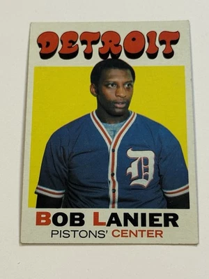 1971 Topps No63 Bob Lanier Detroit Pistons - Изображение 1 из 4