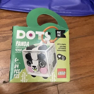 LEGO DOTS: Bag Tag Panda # 41930 Arts & Crafts Creations - 84 Pieces - New - Picture 1 of 5