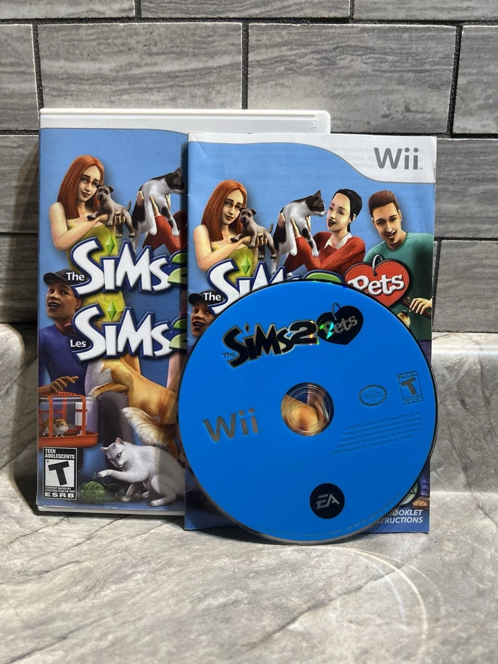 The Sims 2: Pets - Nintendo Wii - CIB Complete - Image 1 of 4