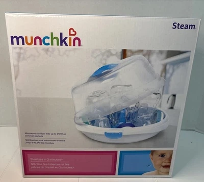 Munchkin Vapor Microondas Botella Esterilizador Nuevo En Caja Foto 1 de 4