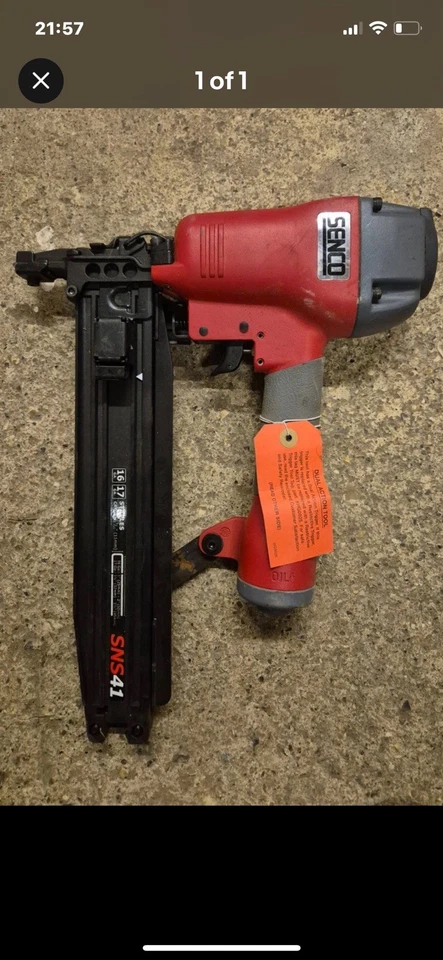 Senco SNS41 16g Staple Gun  14 Series N Staple G5562 - Image 1 of 1