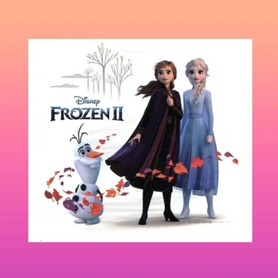 Calcomanía adhesiva exclusiva de Frozen II 2020 Disney Movie Club Elsa Anna Olaf Foto 1 de 3