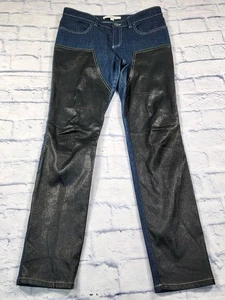 Givenchy Herren Jeans 38 Blau Denim Ledereinsatz Tapered Leg - Bild 1 von 13