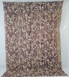 Tessuto vintage indiano Kashmir Crewel lavoro motivo floreale e botanico 255x182 cm - Foto 1 di 13