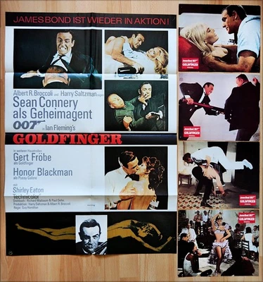 Konvolut Sammlung original Film Poster Fotos James Bond Sean Connery Goldfinger - Bild 1 von 4