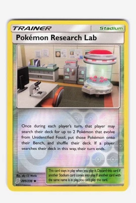 Pokemon Research Lab (Reverse Holo) SM - Unified Minds 205/236 NM - Image 1 of 2