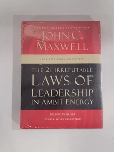 4 AUDIO CDs - The 21 Irrefutable Laws of Leadership by John C. Maxwell - Sealed - Picture 1 of 4