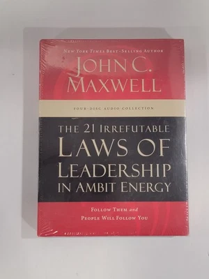 4 AUDIO CDs - The 21 Irrefutable Laws of Leadership by John C. Maxwell - Sealed - Image 1 of 4