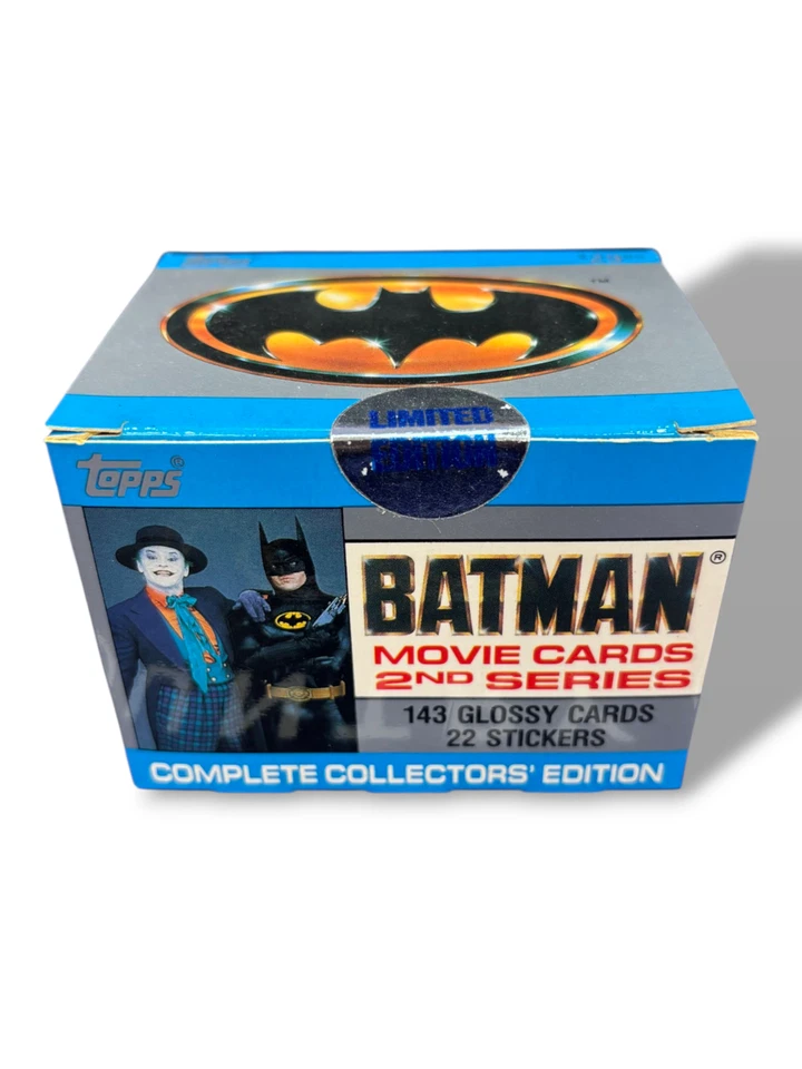 Tarjetas de película Batman Topps 1989 segunda serie completa edición de coleccionista caja sellada - Imagen 1 de 1