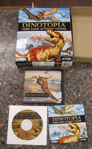 Dinotopia: Game Land Activity Center PC CD Dinosaurs Themed Puzzle Games BIG BOX - Picture 1 of 7