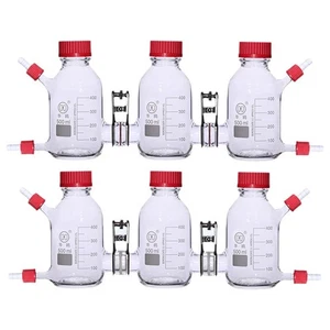 Juego de cristalería reactor Lab MFC 100-500 ml equipo de celdas electrolíticas de combustible au - Imagen 1 de 13