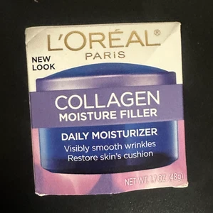 Loreal Collagen Moisture Filler Anti Aging Night Cream Dermatologist Tested - Picture 1 of 6