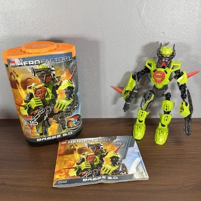 Lego Hero Factory: Breez 2.0 (2142) 100% Complete W/ Canister + Instructions - Image 1 of 4