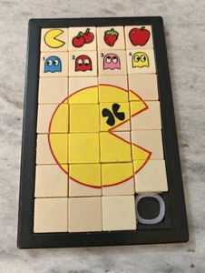 Pac Man Tile Slide Puzzle Inky Blinky Pinky Clyde Pac-Man 1980s Retro Vintage - Picture 1 of 10
