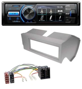 JVC Bluetooth MP3 USB DAB Autoradio für Fiat Panda (bis 2002) - grau - Bild 1 von 9