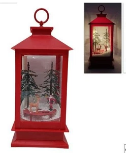 Lanterna Natalizia Natale Rossa - Foto 1 di 2