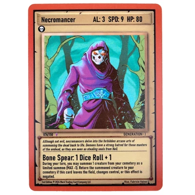 Necromancer 076/150 Epic Ward Trading Card Game TCG 2nd Edition Generation 1 NM - Image 1 of 2