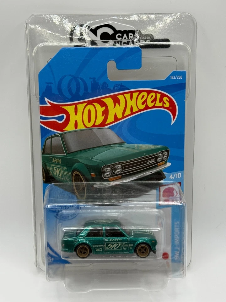2021 Hot Wheels HW J-Imports 4/10 '71 Datsun 510 Super Treasure Hunt W/Protector - Image 1 of 4