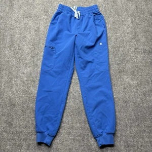 Figs Scrub Pants Womens XS Blue Uman Relaxed Jogger Drawstring W23SW2014 - Picture 1 of 12