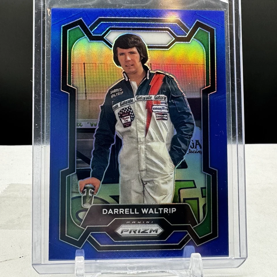 2024 Panini Prizm NASCAR Racing Darrell Waltrip #43 Blue Prizm /199 - Image 1 of 3