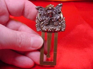 (CBBS-9) FAIRY butterfly WOMAN Wings daisy BOOKMARK book mark books - Picture 1 of 1