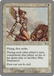 MTG Miss Demeanor ** Unglued ** English (NM) - Picture 1 of 2