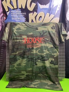 HOUSE-Original Video Store Promo Shirt•Horror•Single Stitch•VERY RARE•VHS•Med - Picture 1 of 6