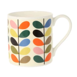 Orla Kiely Mug Bone China Choice of Sixties Linear Stem Bloom Dog Show Floret - Picture 1 of 15